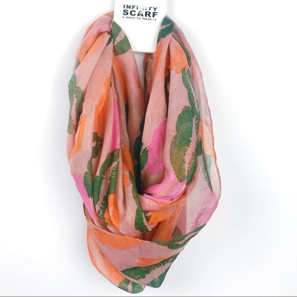 NWT Lip Graphic Infinity Scarf - Picture 1 of 3